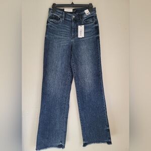 Judy Blue Dark Wash Wide Leg Jeans